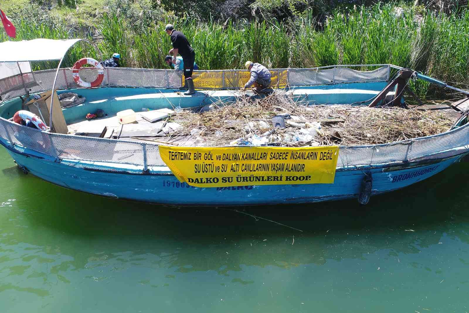Atıklar, Köyceğiz Gölü ile Dalyan kanallarında tehlike oluşturuyor