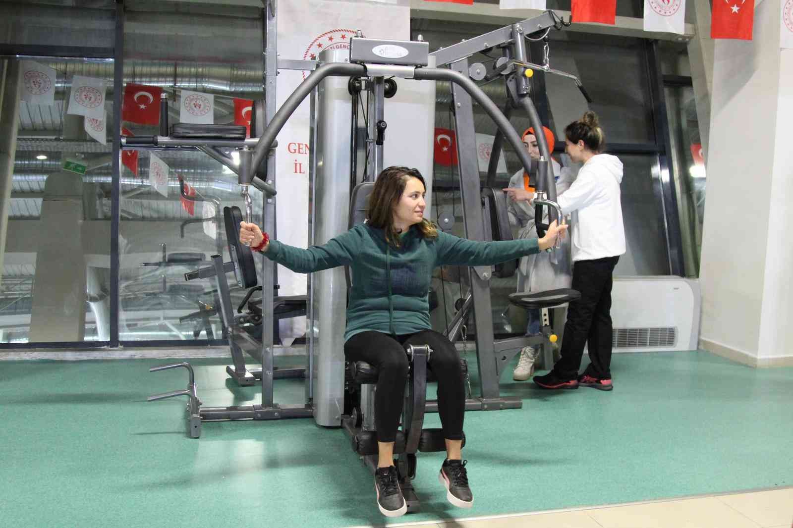 Menteşe’de ücretsiz fitness salonu açıldı
