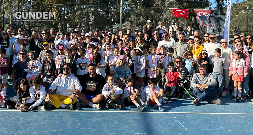 Tenis günlerine 123 çocuk katıldı