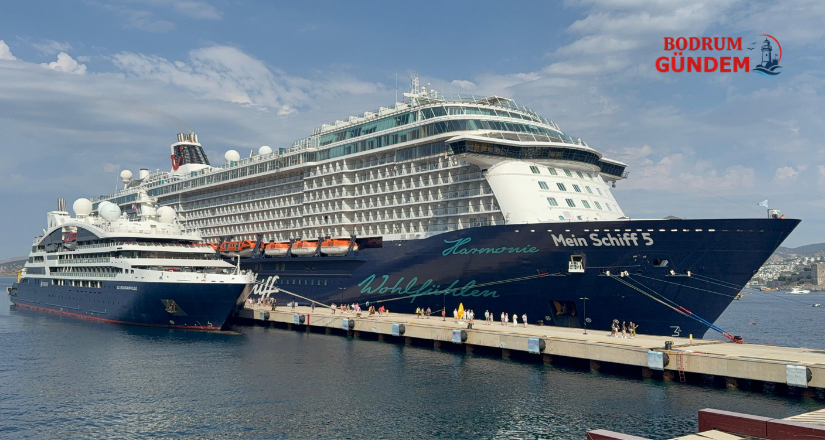 2 Bin 583 Turist Kruvaziyerlerle Bodrum’a Geldi