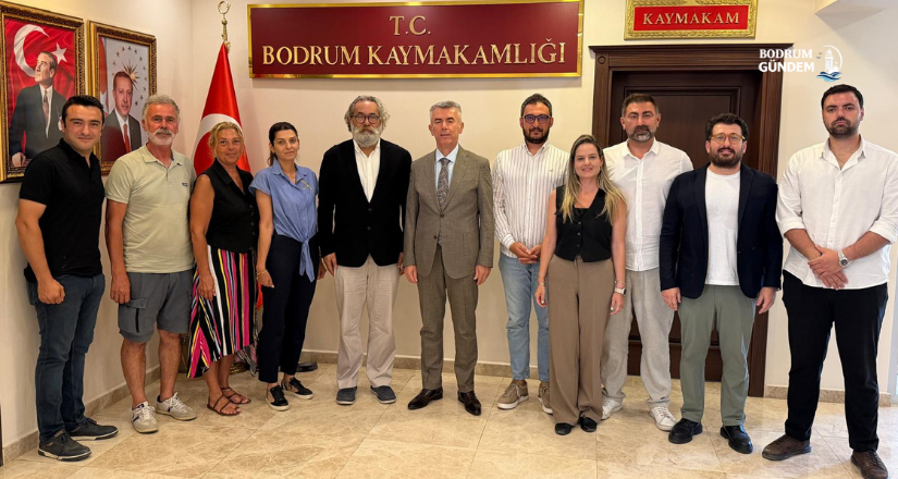 Bodrum Kent Konseyi’nden Kaymakam Ali Sırmalı’ya Nezaket Ziyareti