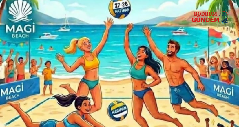Bodrum’da Beach Volley Heyecanı