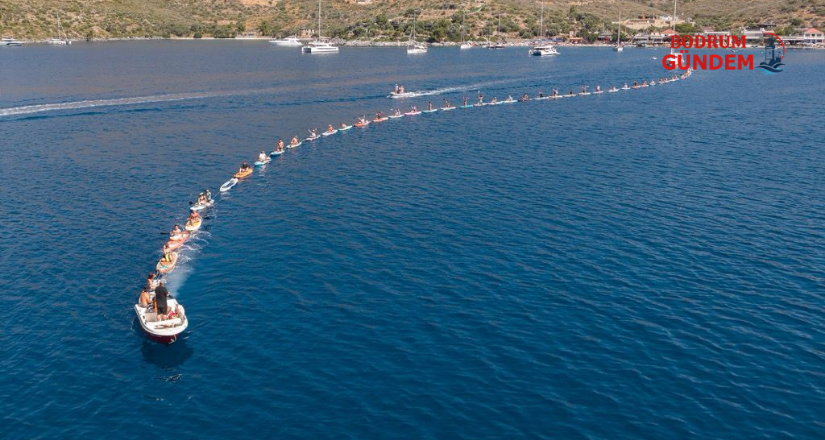 Çökertme’de Paddle Etkinliği Renkli Görüntülere Sahne Oldu