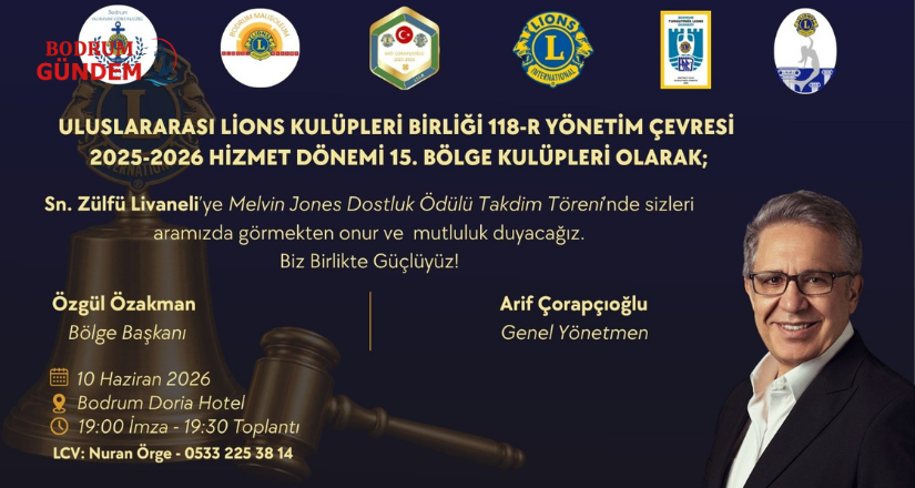 Melvin Jones Ödülü Zülfü Livaneli’ye Takdim Edilecek