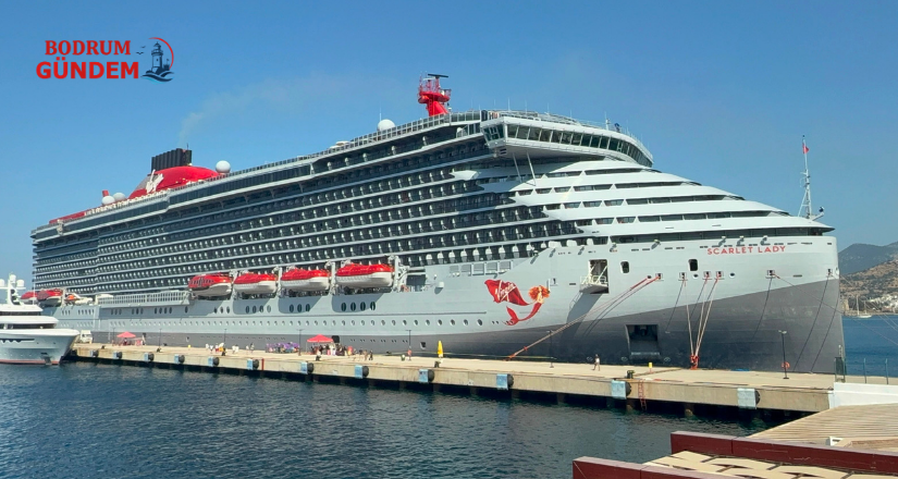 Scarlet Lady Bodrum’a 2 Bin 521 Yolcuyla Geldi