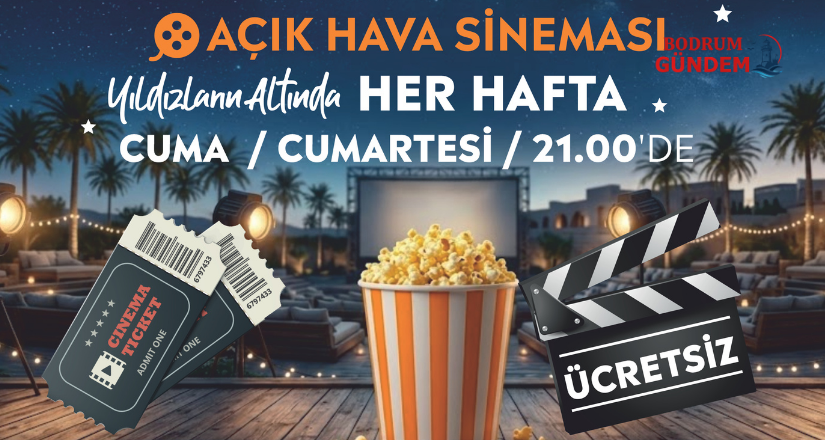 Yıldızların Altında Açık Hava Sinema Keyfi Başlıyor