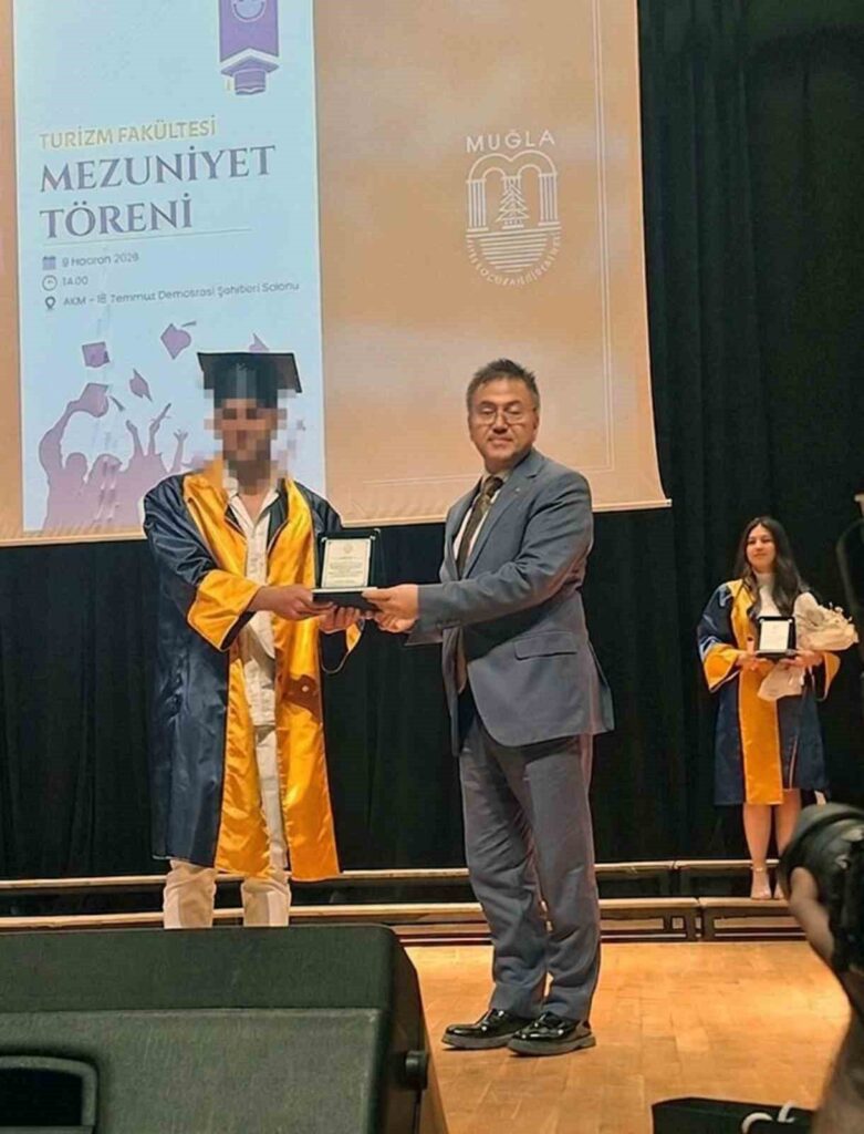 Demir parmaklıklar ardında fakülte birinciliğine