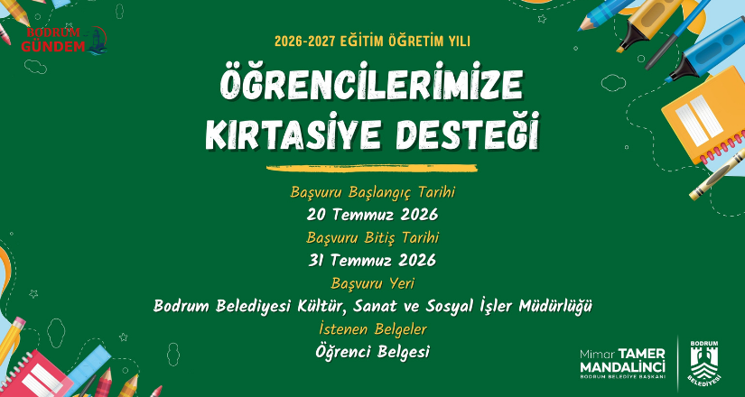 Belediyeden Öğrencilere Kırtasiye Desteği