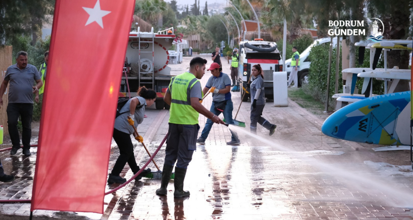 Bitez Yalısında Kapsamlı Temizlik Çalışması