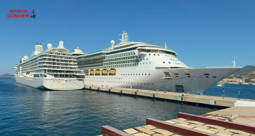 Bodrum’a İki Kruvaziyerle 3 Bin 319 Yolcu Geldi