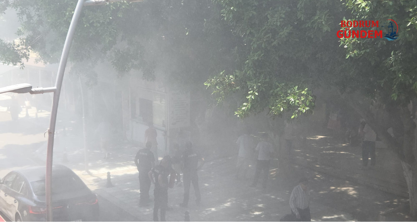 Çarşı Mahallesi’nde Baca Yangını