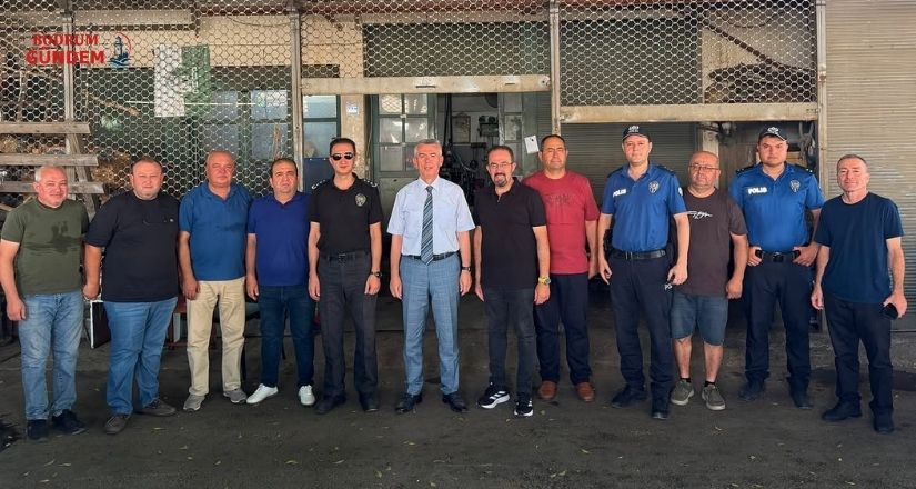 Kaymakam Ali Sırmalı Bodrum Sanayi Esnafını Dinledi