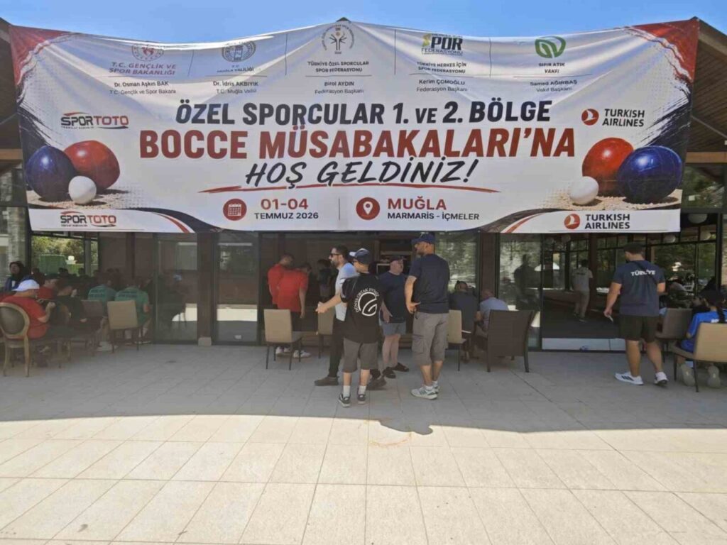 Özel sporcular Bocce Türkiye şampiyonası Muğla’da başladı